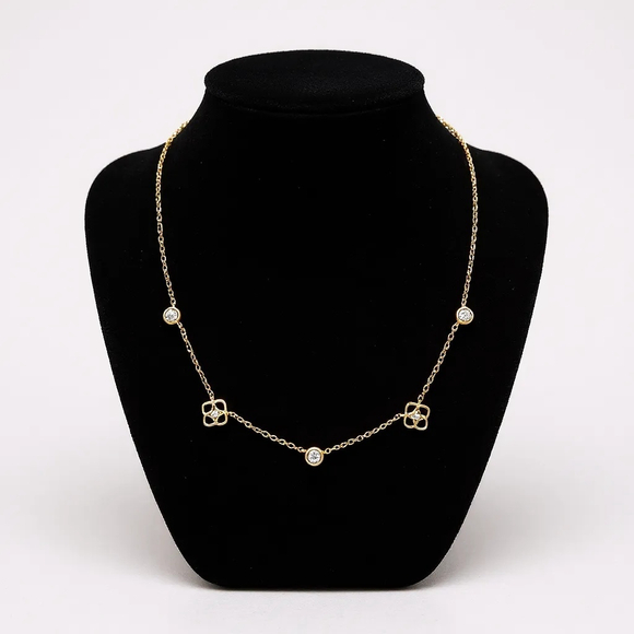 Kendra Scott Jewelry - Kendra Scott Iris 14K Gold Over Brass Strand Necklace 1878